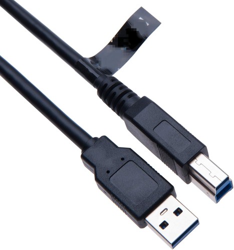 Câble imprimante Disque Dur USB 3.0 Type A vers Type B Scanner DELL - 1,80m - Afbeelding 3 van 5