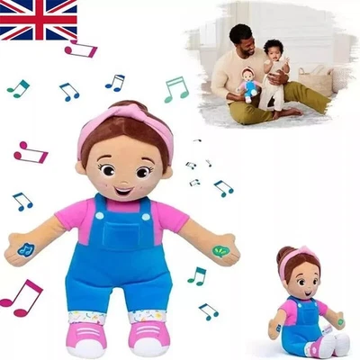 30CM Miss Rachel Singing Plush Doll, Interactive Rachel Lady Stuffed Toy w/Sound