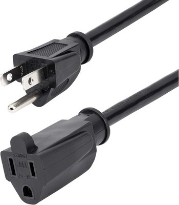 10 FT StarTech Premium Extension Power Cable 3 Prong Electrical Cord UL (NEW)