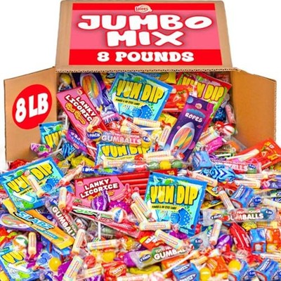 Bulk Candy Assortment 8 Pound Bulk Candy Mix Party Favors, Pinata Filler, Goodie