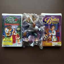 Sealed Beauty & Beast VHS Lot Enchanted Chris...