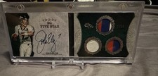 Topps 2010 Five Star John Elway Autographed 3-Relic Booklet Denver Broncos
