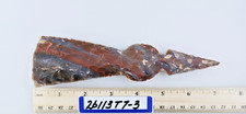 7" Stone Tomahawk - Hunt - PowWow - Ceremonial - Head Hand Knapped Agate