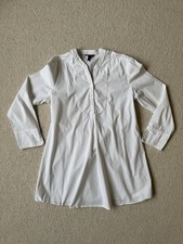 Isabella Oliver White Maternity Shirt With Tie Back, Size 2