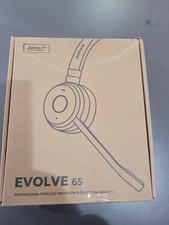 Jabra Evolve 65 TE Wireless Stereo Headset On-Ear w/ Mic  Black Bluetooth 