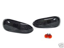 Depo Jdm Pair Of Smoke Front Corner Lights For 1994-1998 Mitsubishi 3000gt