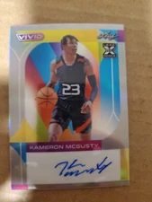 2022-23 Leaf Vivid Gray /40 Kameron McGusty #BA-KMG Auto