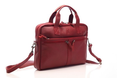 Acton Maroon Handcrafted Leather Laptop Bag - Premium Full-Grain Leather