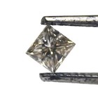 GIA certified loose .41ct I2 L princess cut diamond vintage antique Natural — photo 8