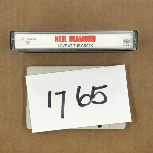 NEIL DIAMOND Cassette Tape LOVE AT THE GREEK 1977 Rock Pop Rare - Picture 5 of 5