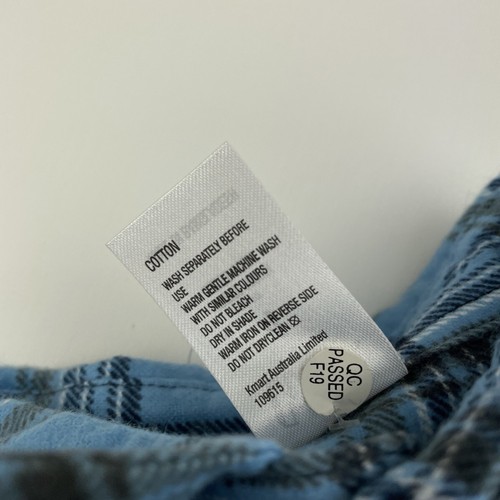 Boys size 4, H&T, checked flannel cotton winter shirt, NEW - Picture 4 of 6
