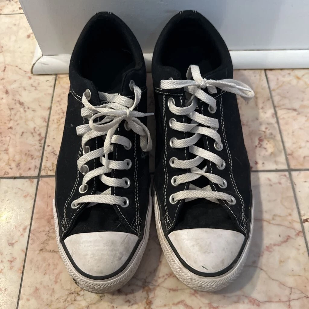 Converse Mens All Star High Street OX Sneakers Black A01718F Running Low 11.5M