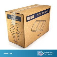 U-line S-16277BLU Box of 9 new Blue Plastic Bins, 8.5" x 12" x 6"