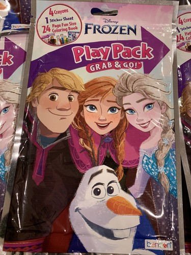 Lot Of 60 Frozen Play Pack Grab & Go Party Favor Prize - Picture 3 of 5