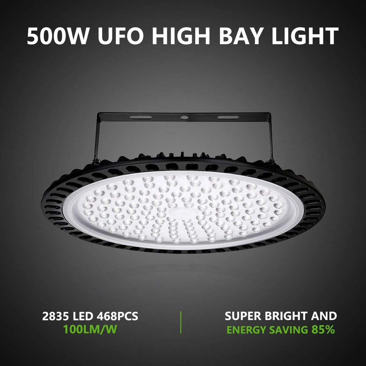 UFO LED High Bay Light 500W Workshop Garage Lights Industrial