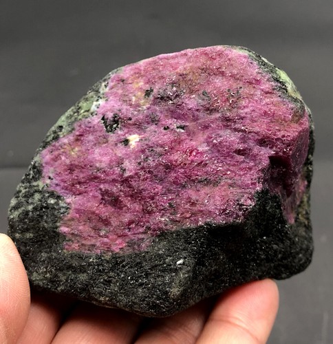411g Top Precious Natural Red&Green Epidote Crystal Healing Mineral Specimen