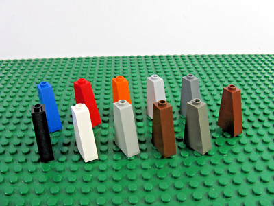 LEGO Slope 75 2 x 1 x 3 Angle Wall Panel-Open Stud (2 PCS) #4460a - Choose Color