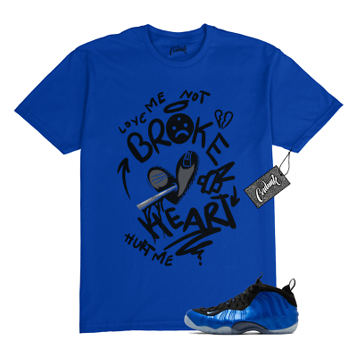 Tee Shirt Floral Foamposite Clothing Foamposite Royal