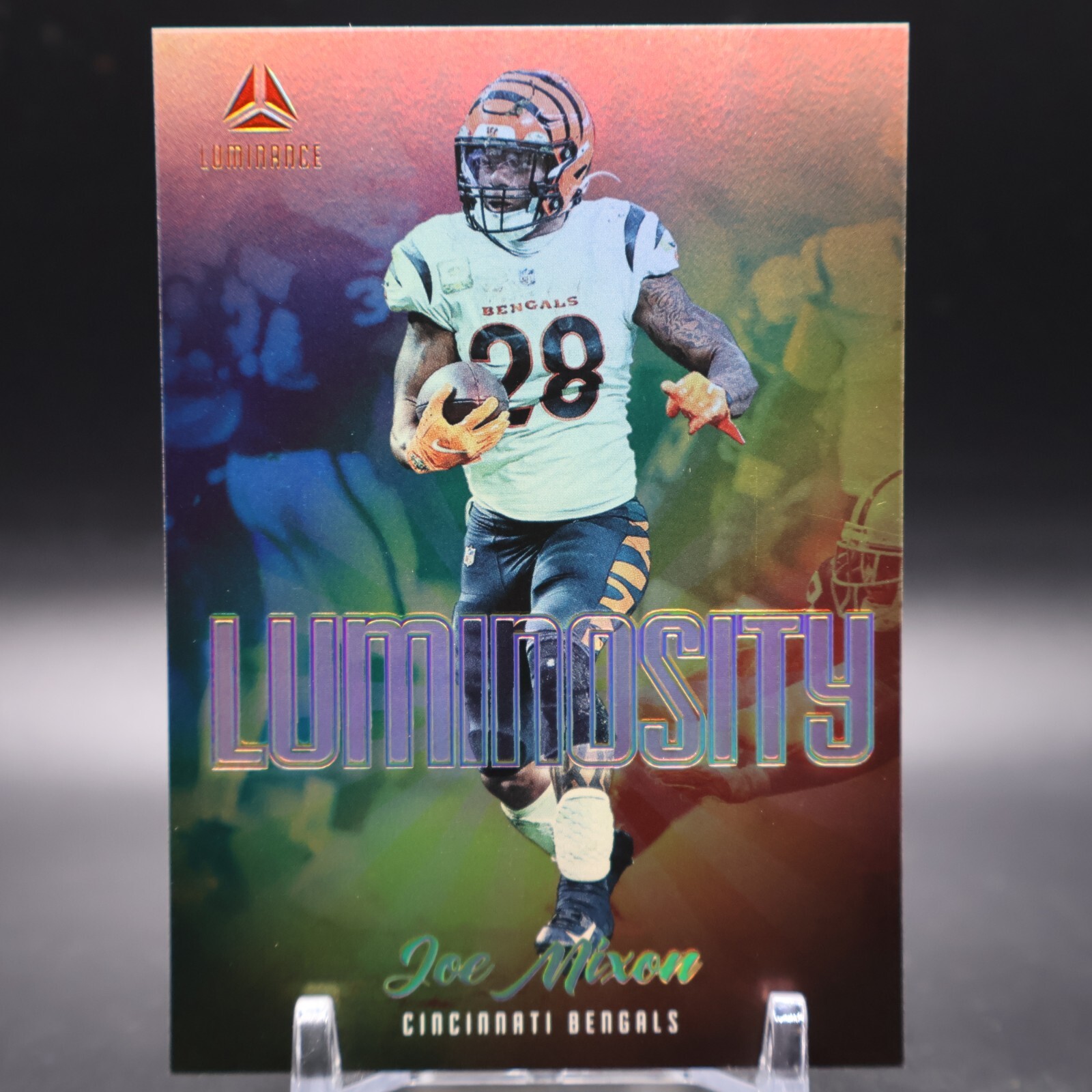 2022 Panini Luminance Joe Mixon Luminosity Case Hit Cincinnati Bengals Texans