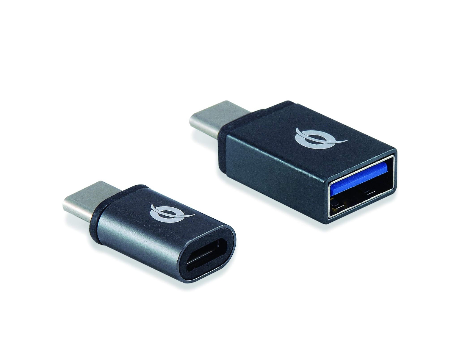 Conceptronic DONN04G OTG Adapter for USB-C 2 Pack USB-C to USB-A and USB-C to Mi