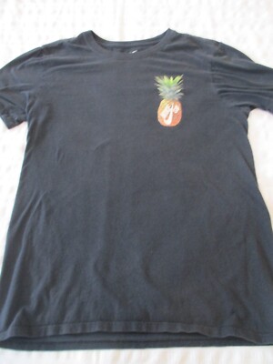 The Nike Tee SB Pineapple Swoosh Size Small Faded Black - Main Image