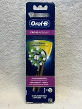 Oral-B CrossAction MaxClean Electric Toothbrush Replacement Brush Heads 5-Pack