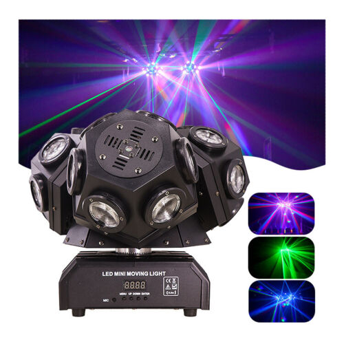 3 Köpfe DJ Party Beleuchtung LED Strahl Movinghead 18x10W Vollfarbstrahl Laser - Afbeelding 1 van 20