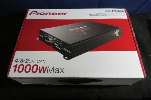 Pioneer GM-E360X4 1000W 4 Channel Car 