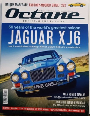 Octane Sept 2018 Issue 183 Jaguar X J6 Alfa Remeo Tipo 33 FREE SHIPPING CB