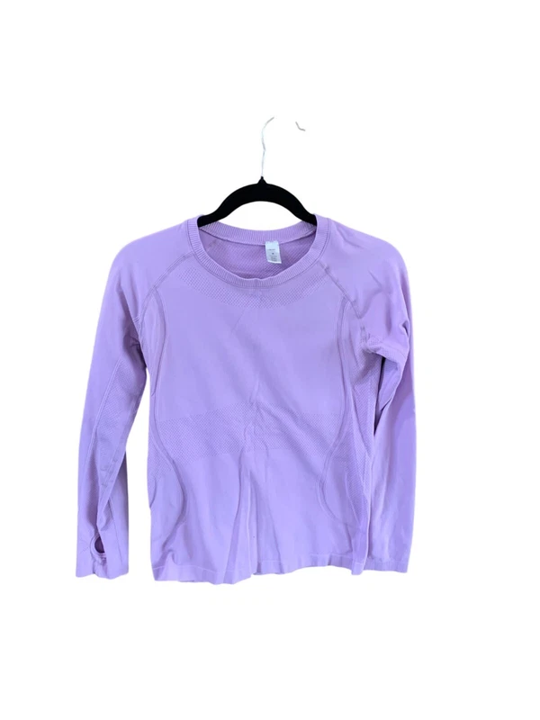 lululemon lilac long sleeve athletic swiftly shirt