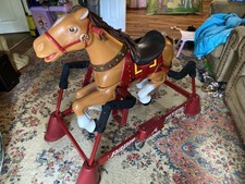 radio flyer freckles plush interactive riding horse