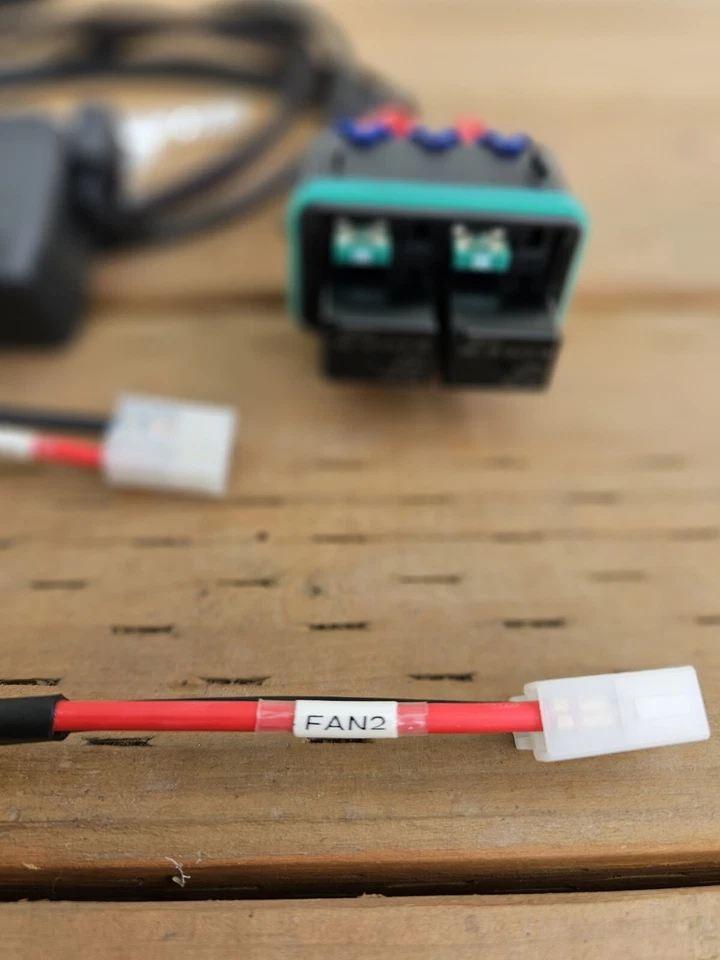 Honda/Acura Dual Fan Harness Relay Kit Plug And Play SPAL - Image 3 of 4