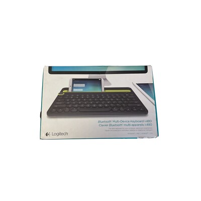 Logitech 920-006973 K480 Multi Device Bluetooth Computer Tablet Keyboard Black