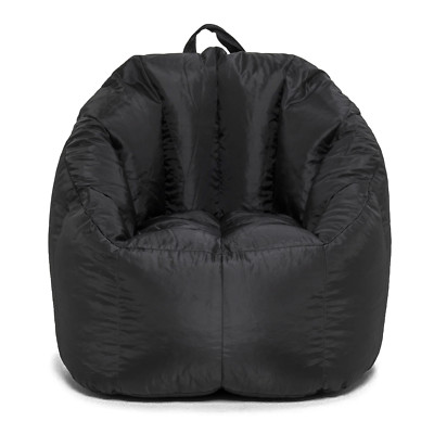 Cozy Joey Bean Bag Chair, Smartmax, Kids/Teens, 2.5Ft, Black