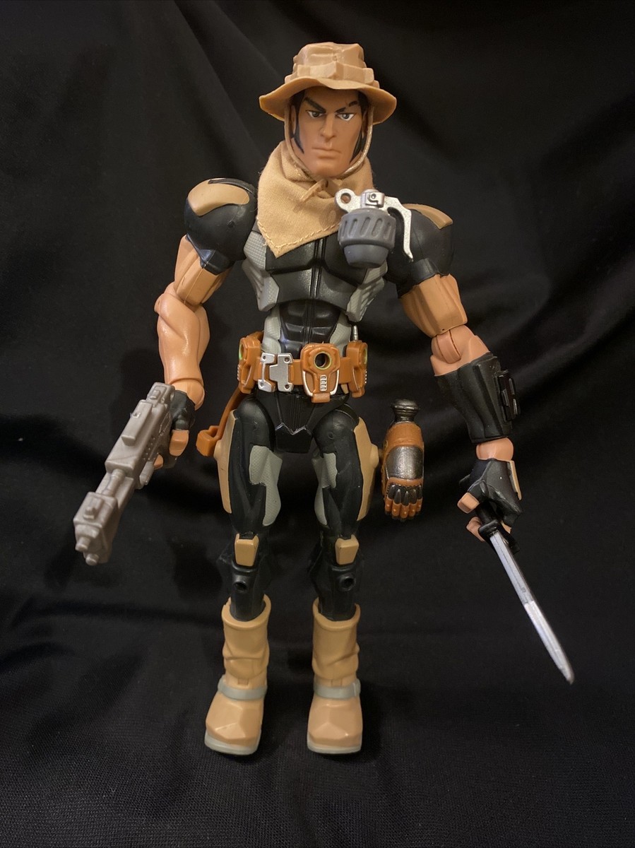 Hasbro 2006 GI Joe Sigma 6 LONG RANGE Desert Gear Soldier 8