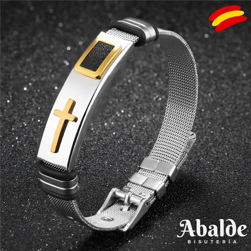 Pulsera Moda Joya Hombre Urban De Acero Inoxidable Cruz Regalo ideal | eBay