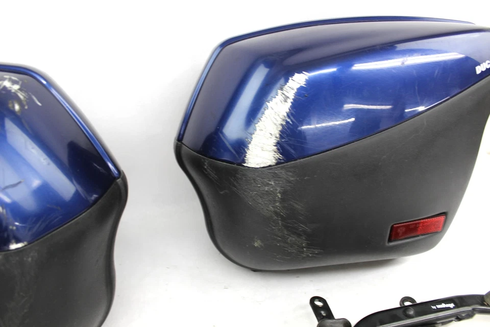 2001 01 Ducati ST4 ST4S Hard Bag OEM Saddle Bag Kit Foto 3 de 4