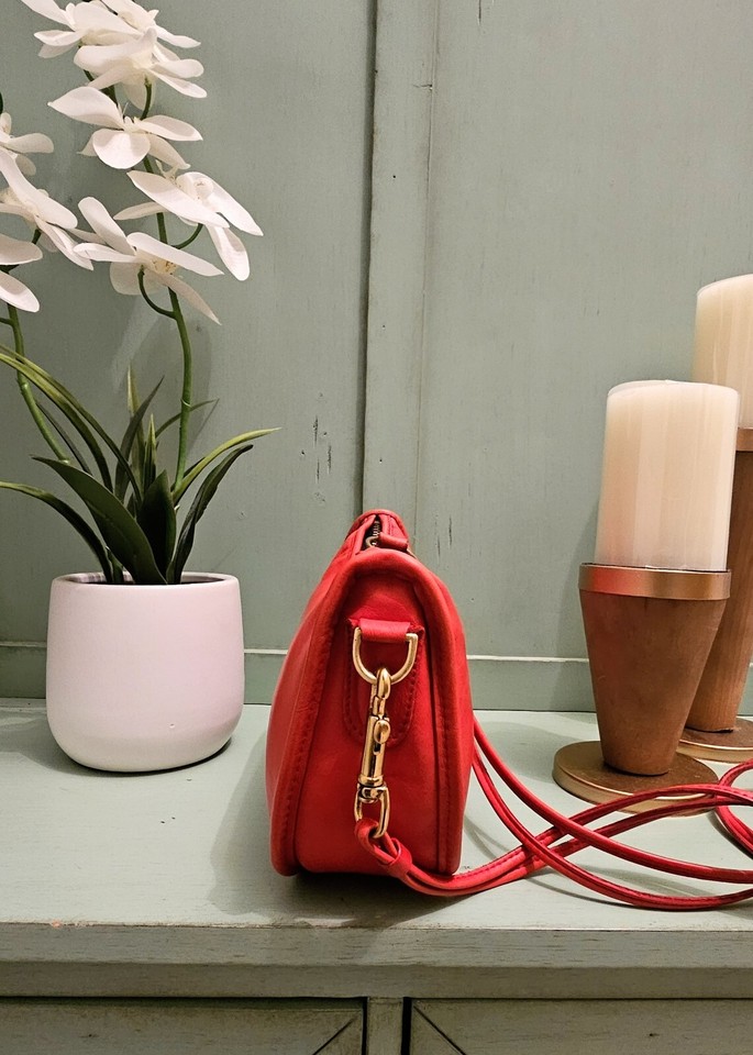 Vintage Coach Small Swinger Crossbody Shoulder Bag Purse (Red) eBay