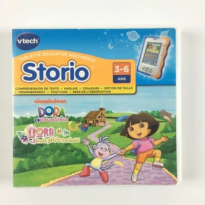 Dora l'exploratrice et Les Trois Petits Cochons / Jeu Storio 1, 2, Storio 3, 3S - Photo 1/3