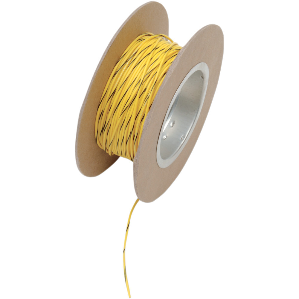Riiです。 Namz 100' Wire Spool - 18 Gauge - Yellow/Black | NWR-40-100 | eBay