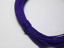 50Meter Dark Purple Waxed Polyester Twisted Cord 1mm Macrame String Linen Thread