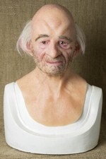 Silicone Mask "Gustav" Halloween Masks Old Man Realistic, Halloween Hand Made