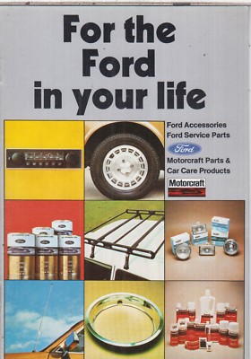 FORD CAPRI Mk2 CORTINA Mk4 GRANADA Mk1 ESCORT Mk2 ACCESSORIES ORIG.1977