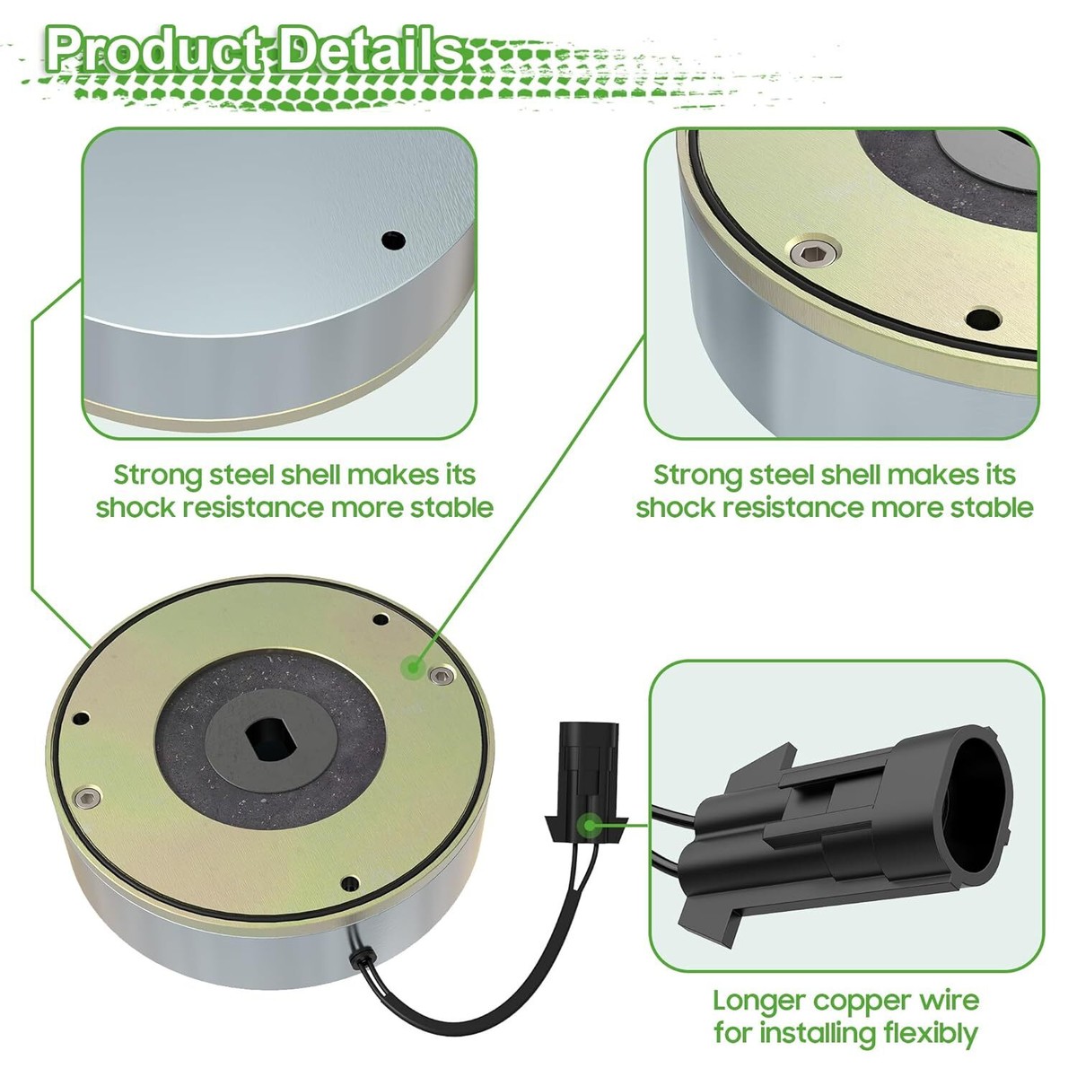 10L0L Upgraded Golf Cart Motor Brake Replacement for EZGO RXV 2011