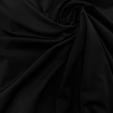 FREE SHIPPING Black Solid Colors Nylon Spandex Fabric 4 Way Stretch By The Yard
