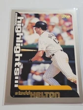 TODD HELTON 2000 Topps Highlights #221.  ROCKIES