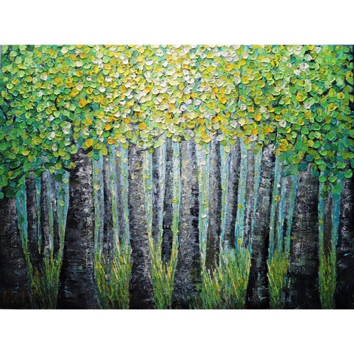 SPRING Extra Large Canvas Original Painting Birch Trees Springtime spring-extra-large-canvas-original-painting-birch-trees-springtime