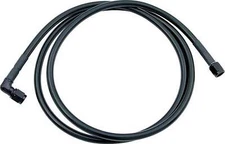 ALLSTAR PERFORMANCE Coated Braided Line 24in #3 Hose -3 90 Deg/-3 Str