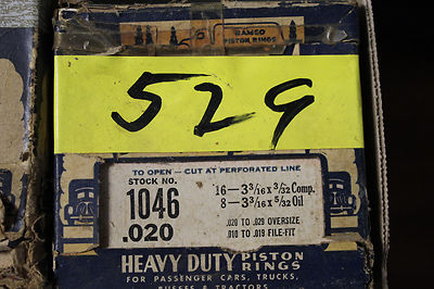 NOS Ramco Piston Ring Set 1046 .020 (61*)
