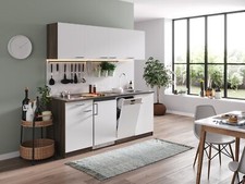 Cucina Cucina Lineare Cucina Singola Rovere York Bianco Oliver 195 CM Respekta